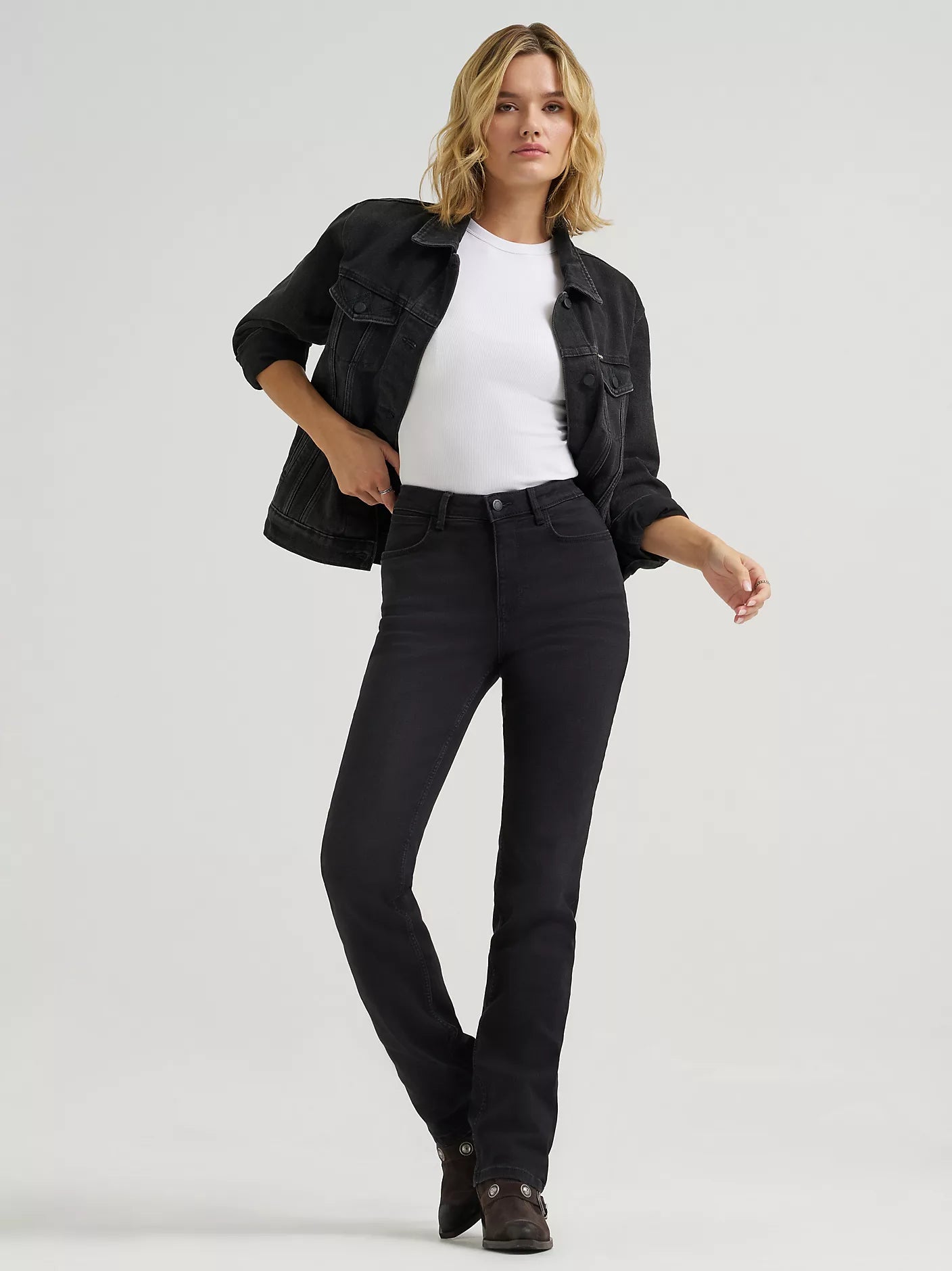 Women's Wrangler® High Rise True Straight Leg Jean