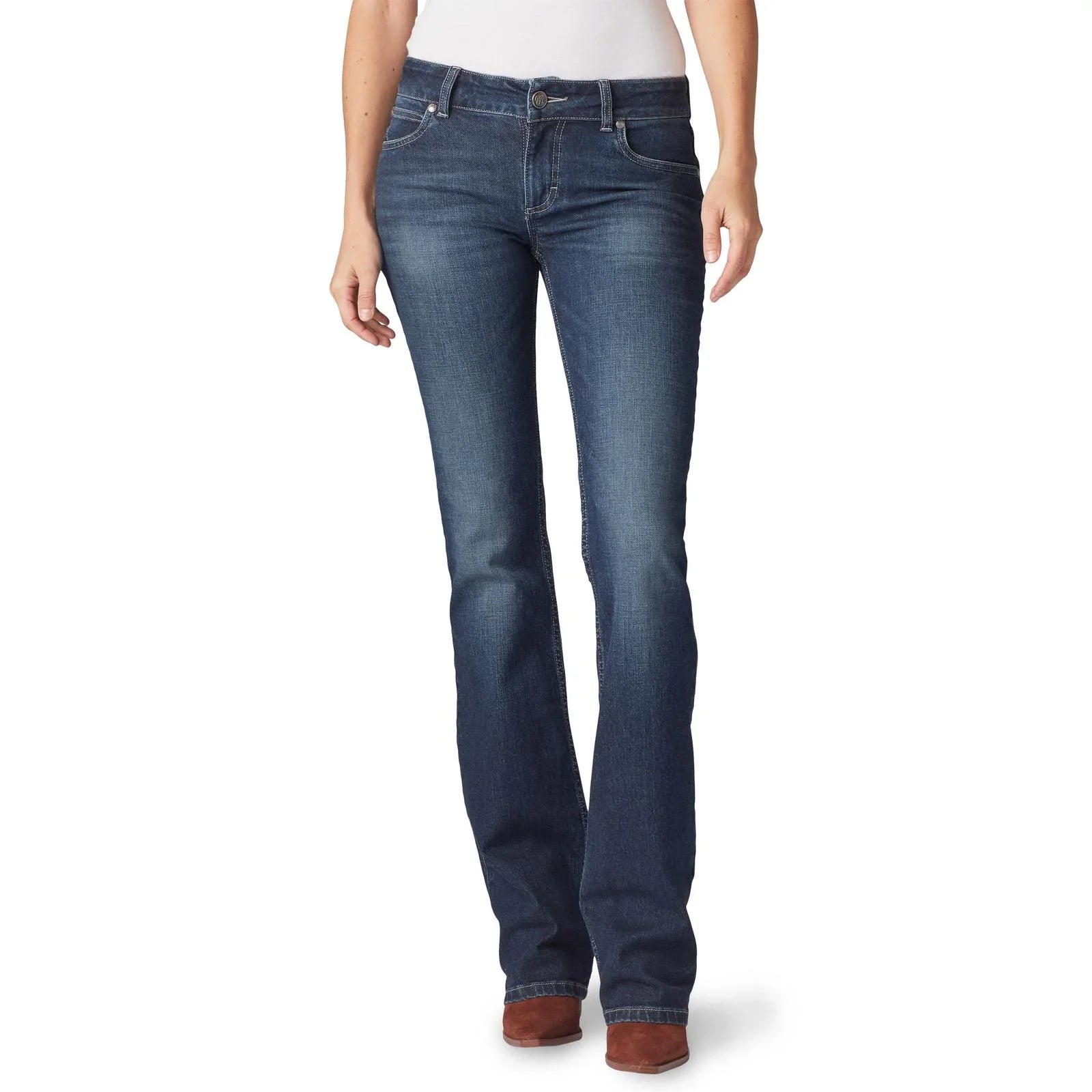 Wrangler Ladies Alexis Retro Mae Mid Rise Bootcut Jean