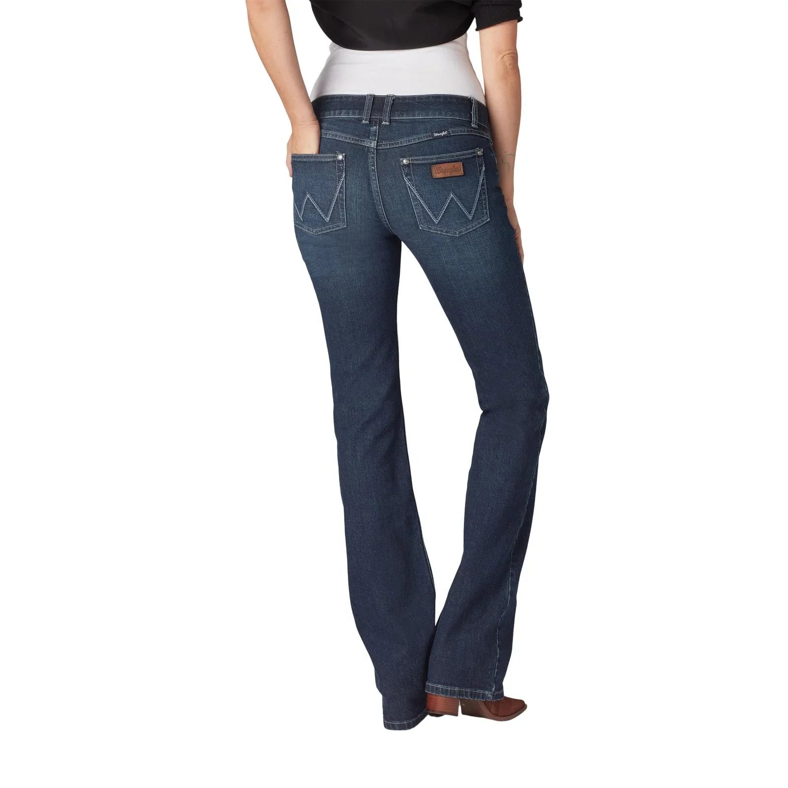 Wrangler Ladies Alexis Retro Mae Mid Rise Bootcut Jean