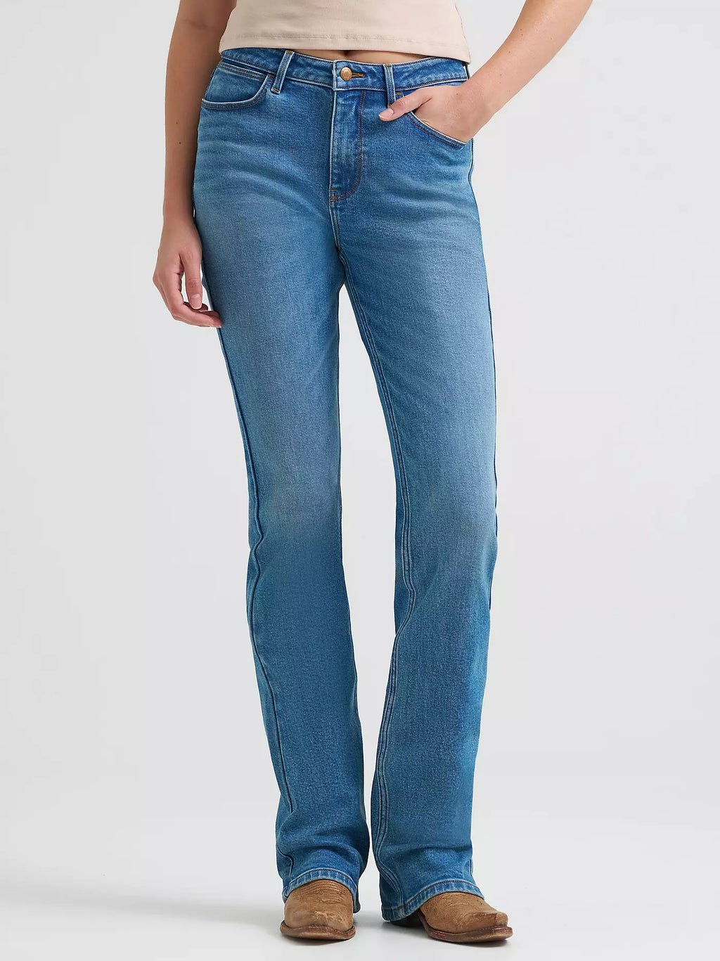 Women's High Rise Bootcut Jean