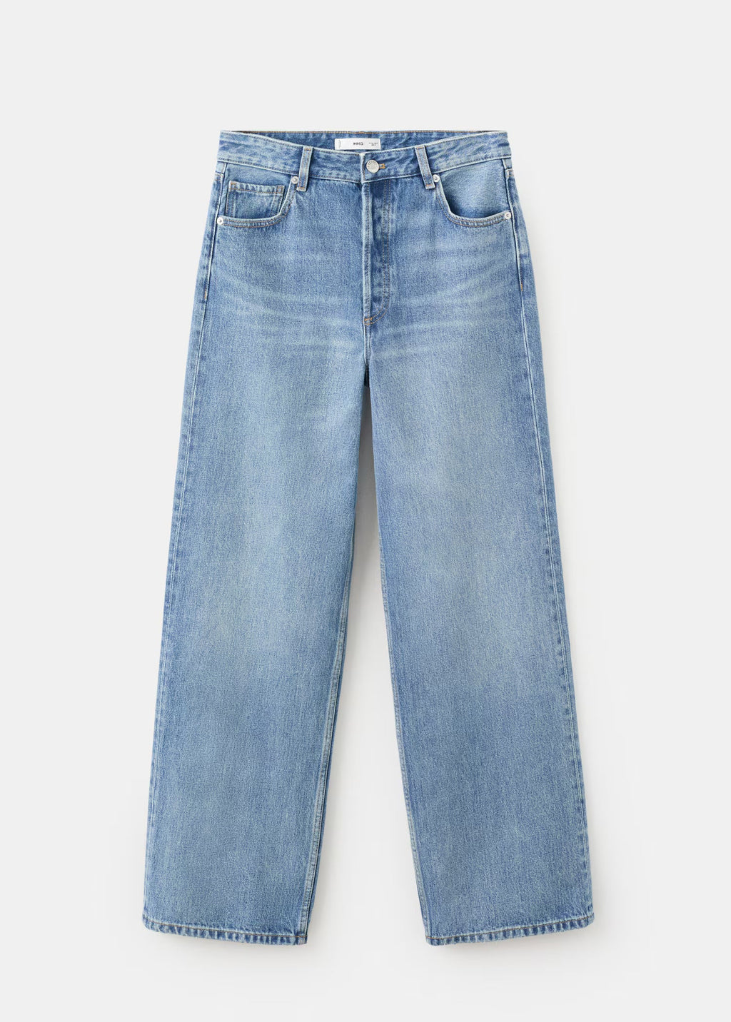 Straight low-waist jeans