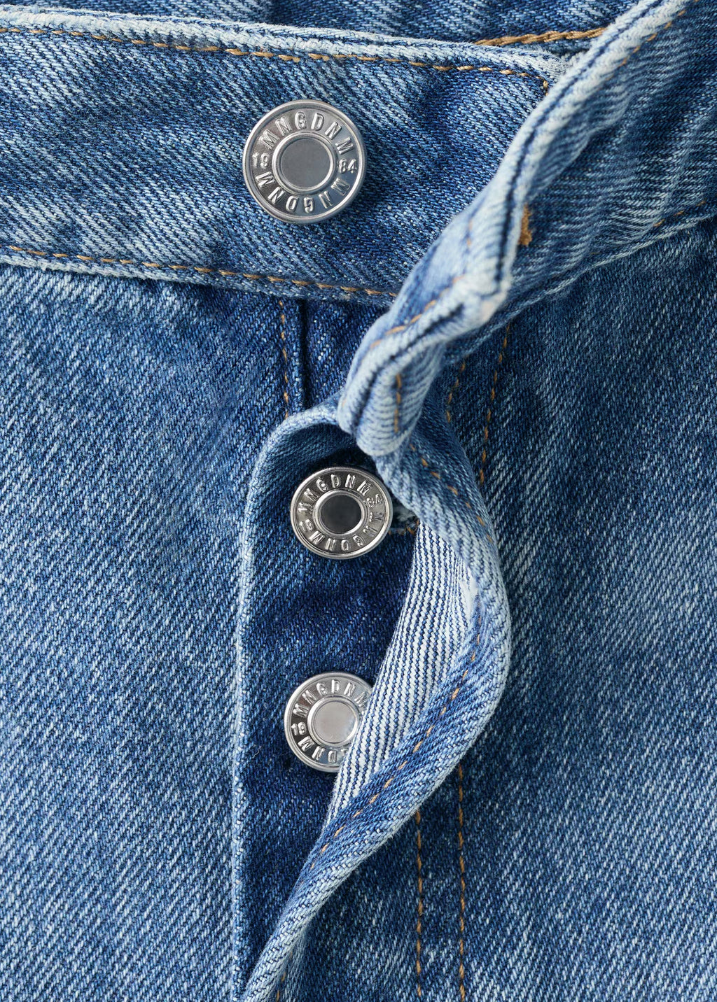 Straight low-waist jeans