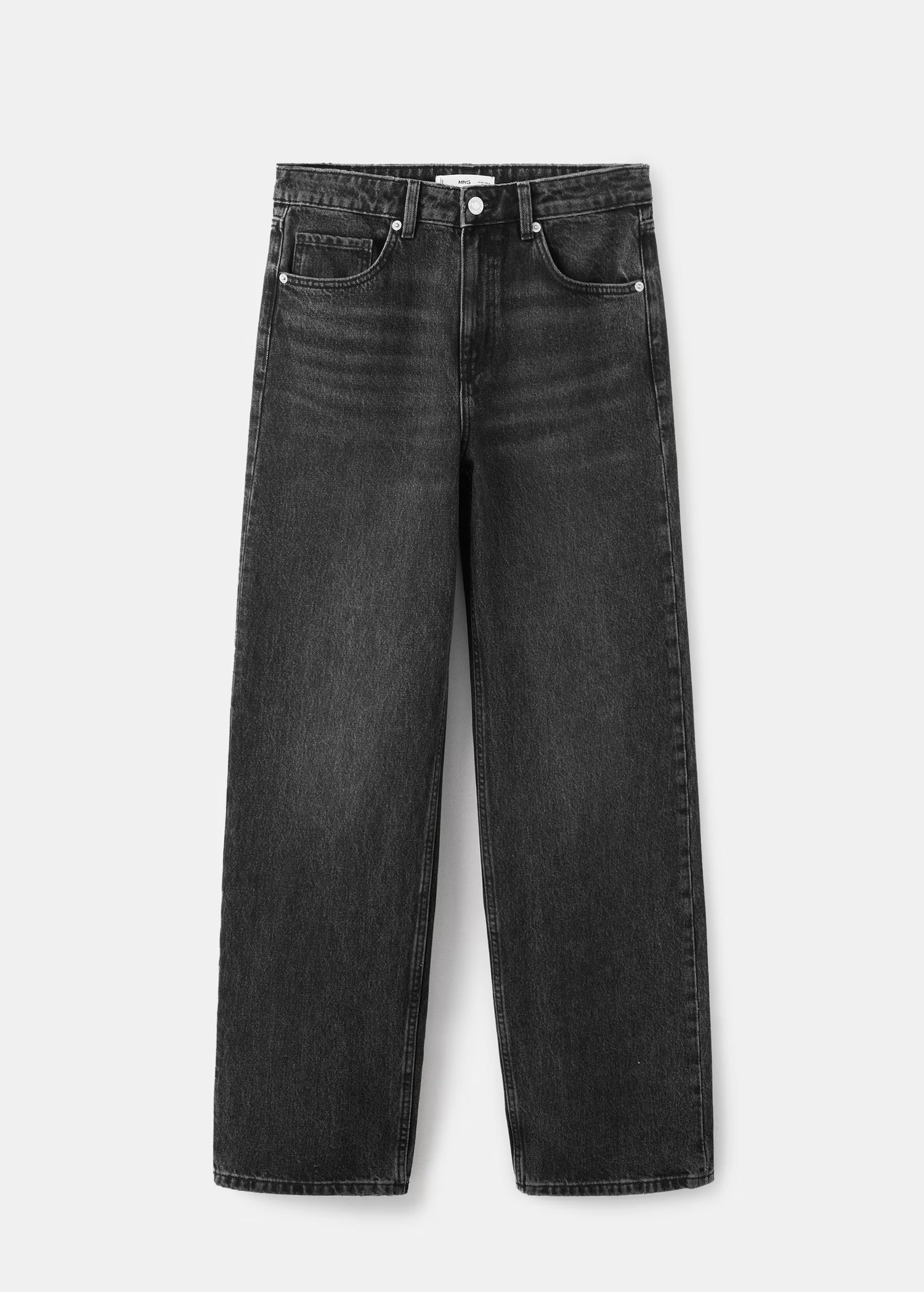 Straight low-waist jeans