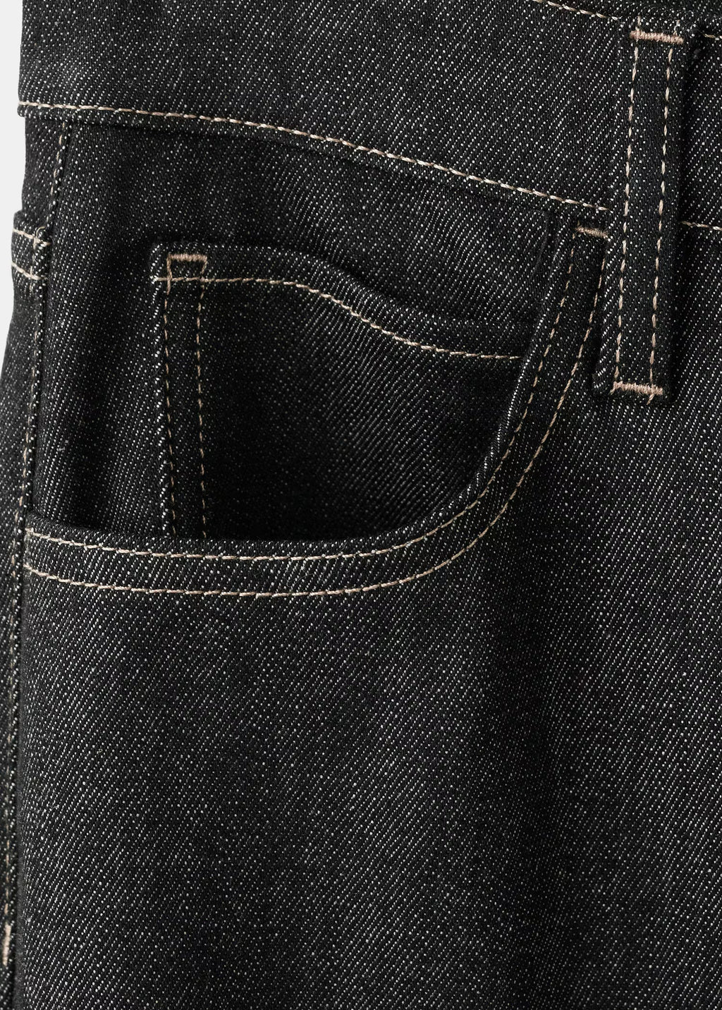 Mid-rise flared jeans