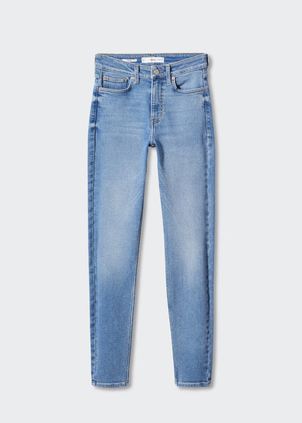 High-rise skinny jeans