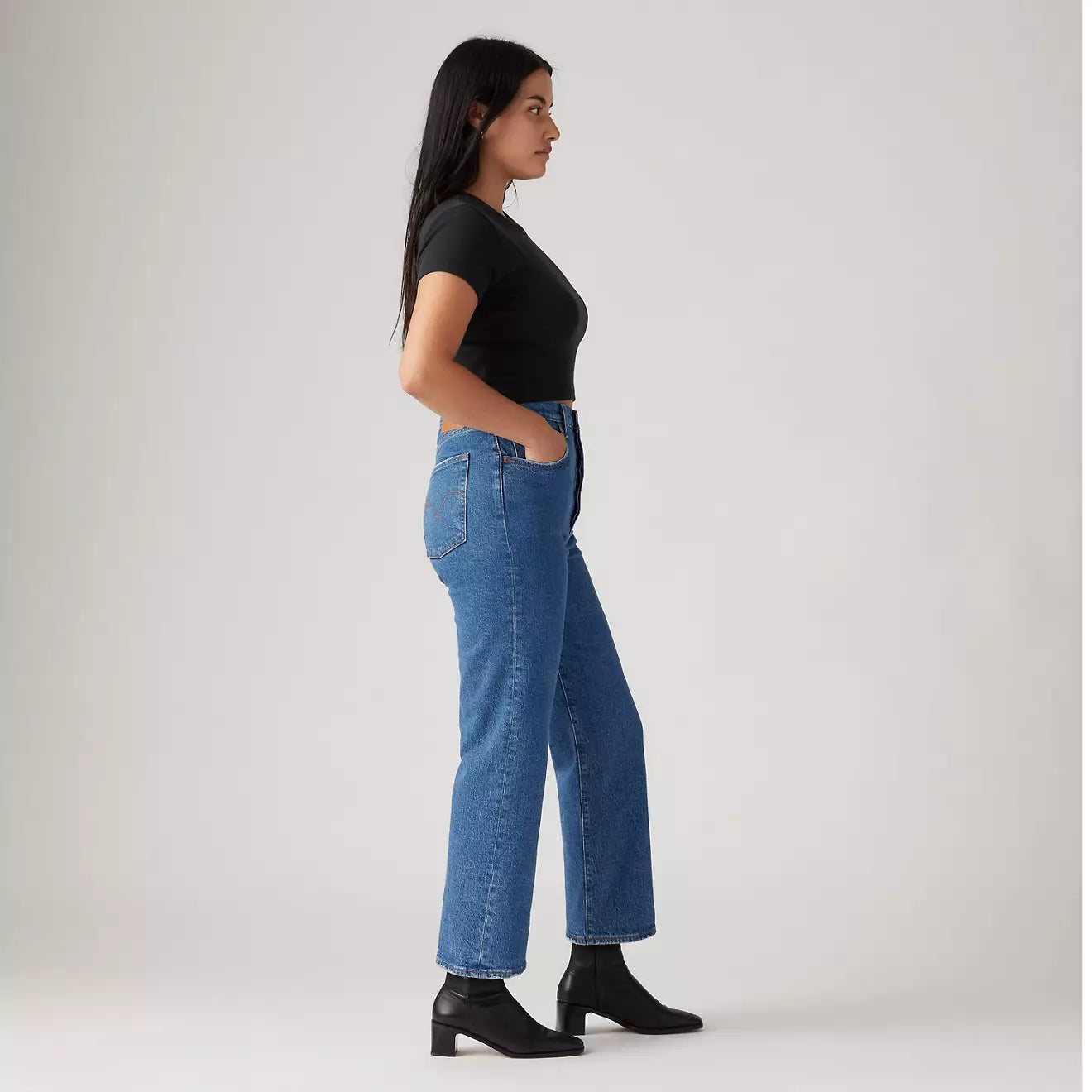 Ribcage Straight Ankle Jeans
