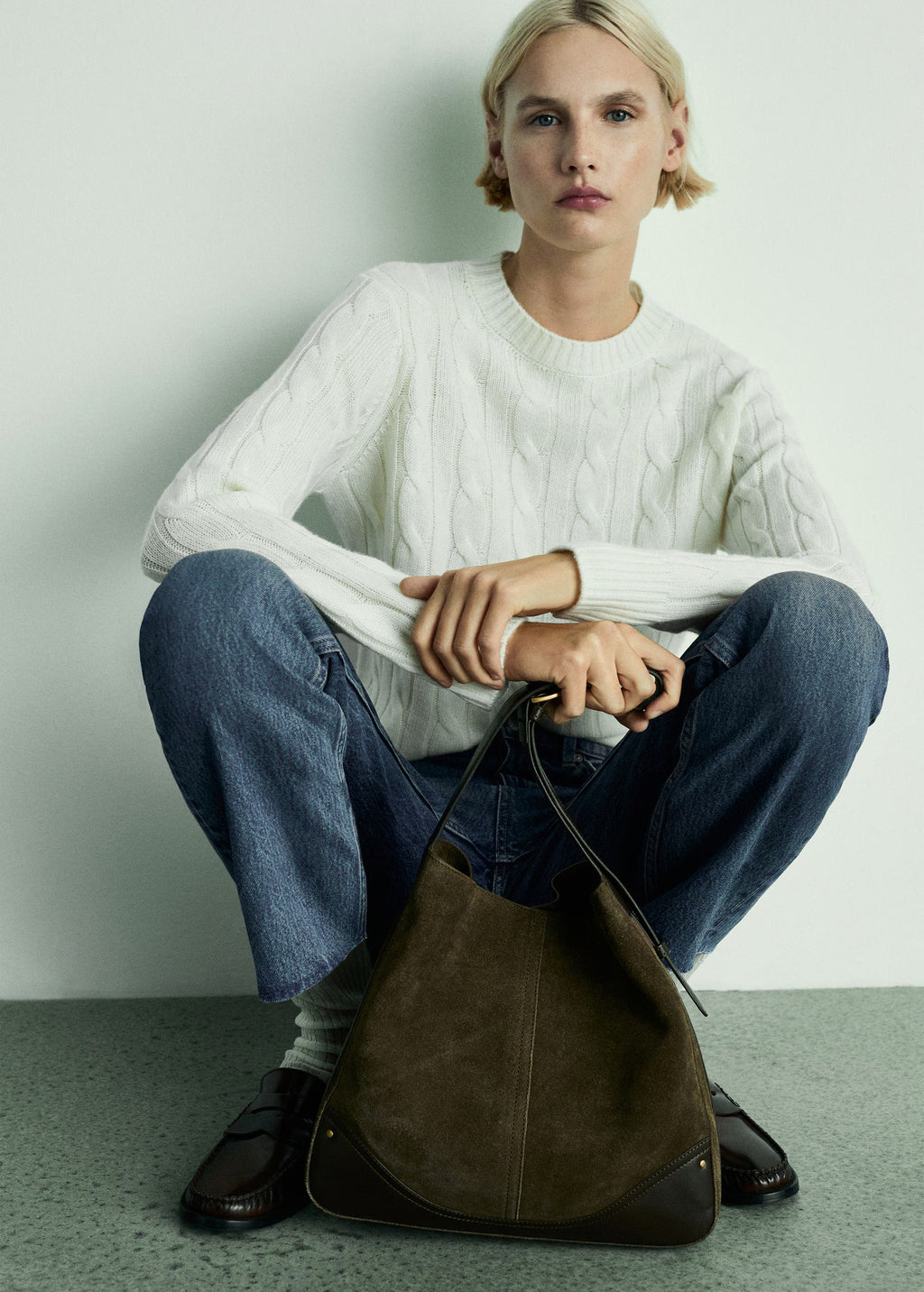 Blanca straight-fit cropped jeans