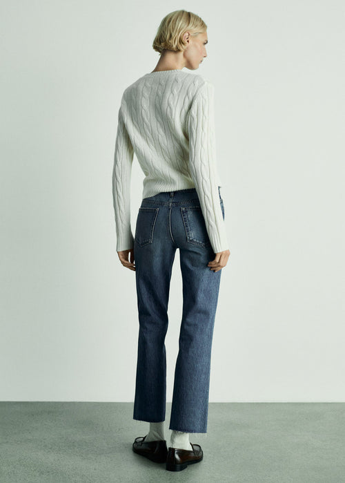 Blanca straight-fit cropped jeans