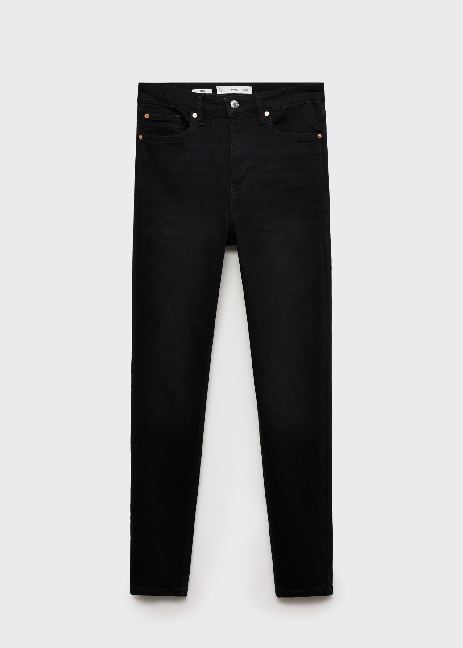 High-rise skinny jeans