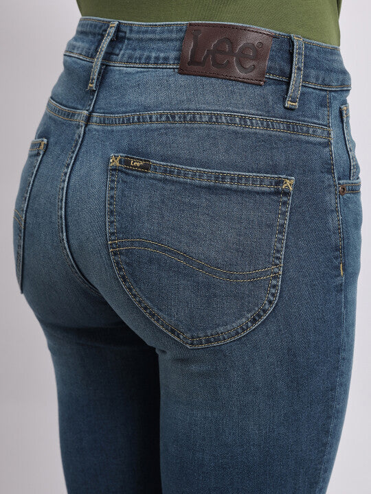 Lee Women Blue Scarlett Skinny Fit High Rise Jeans