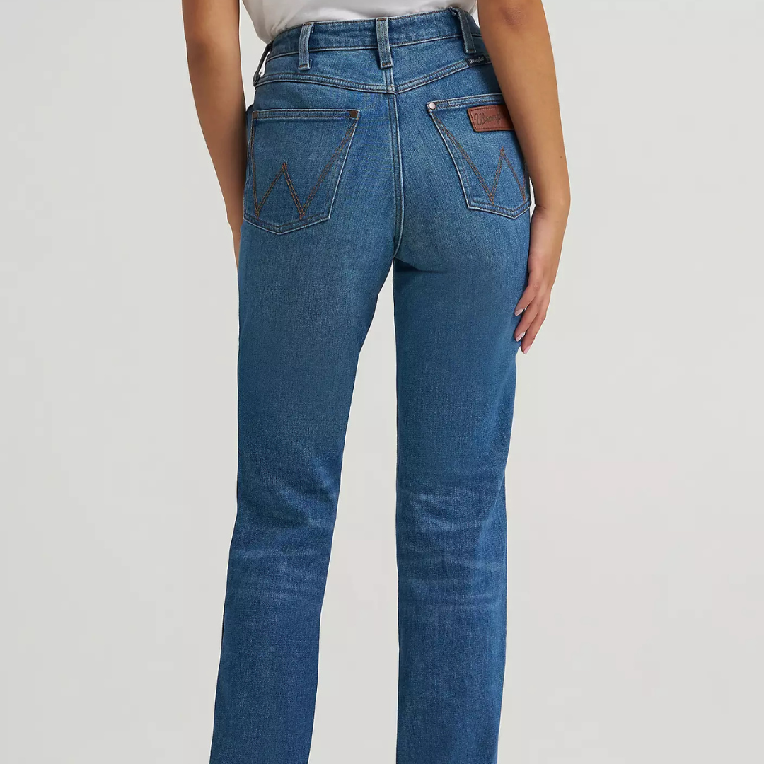 Women's Wrangler Retro  High Rise True Straight Leg Jean