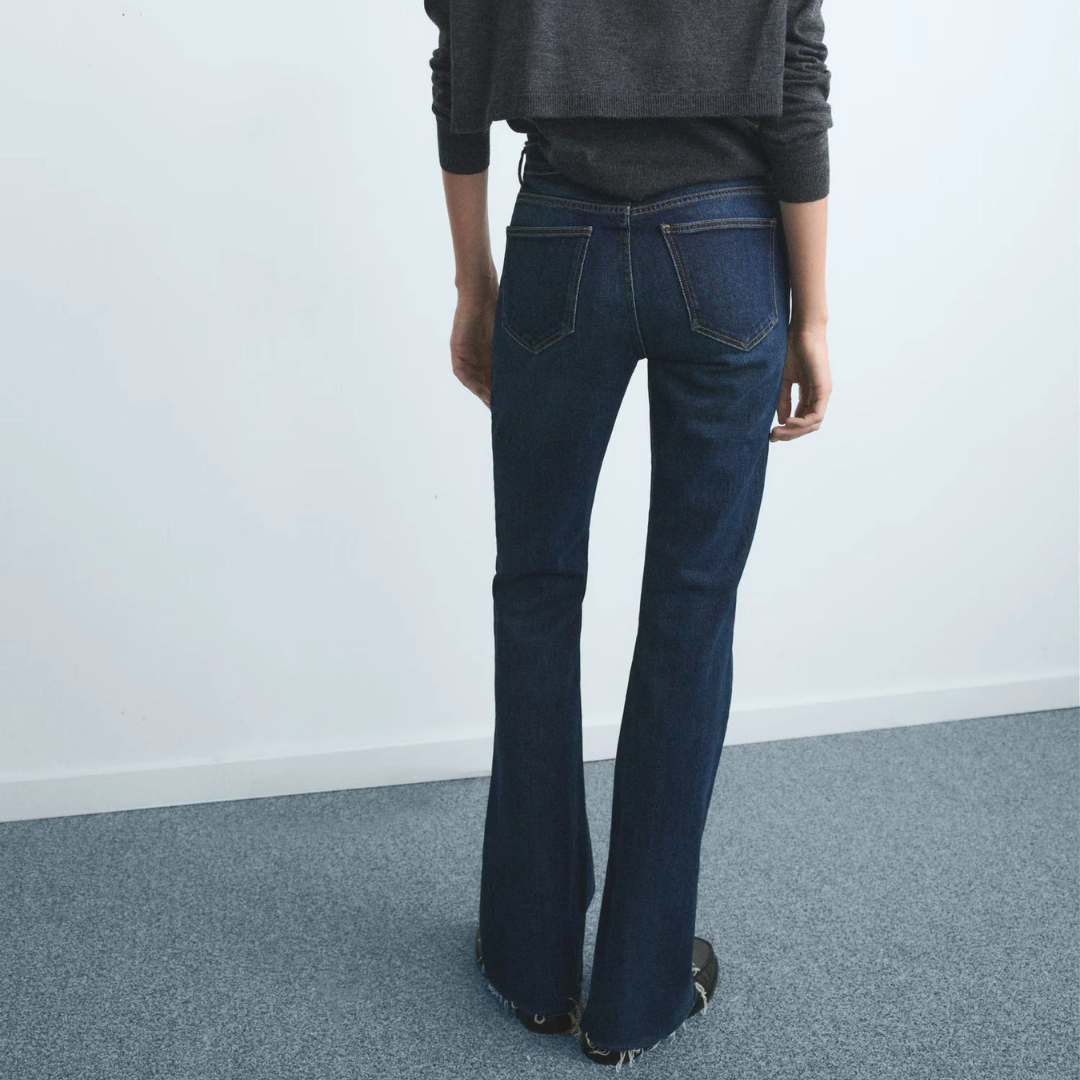Fiona flared mid-rise jeans