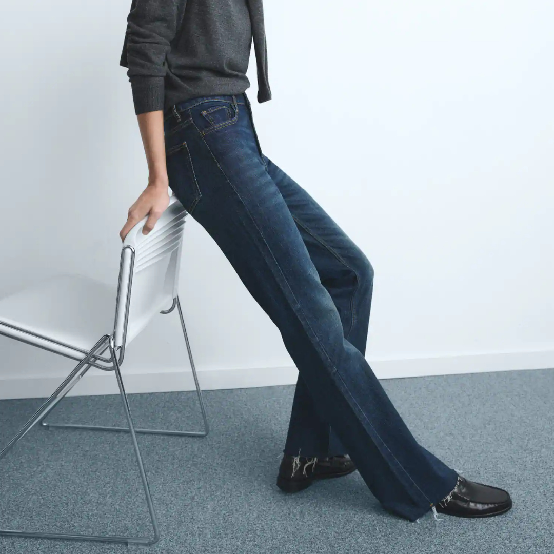 Fiona flared mid-rise jeans