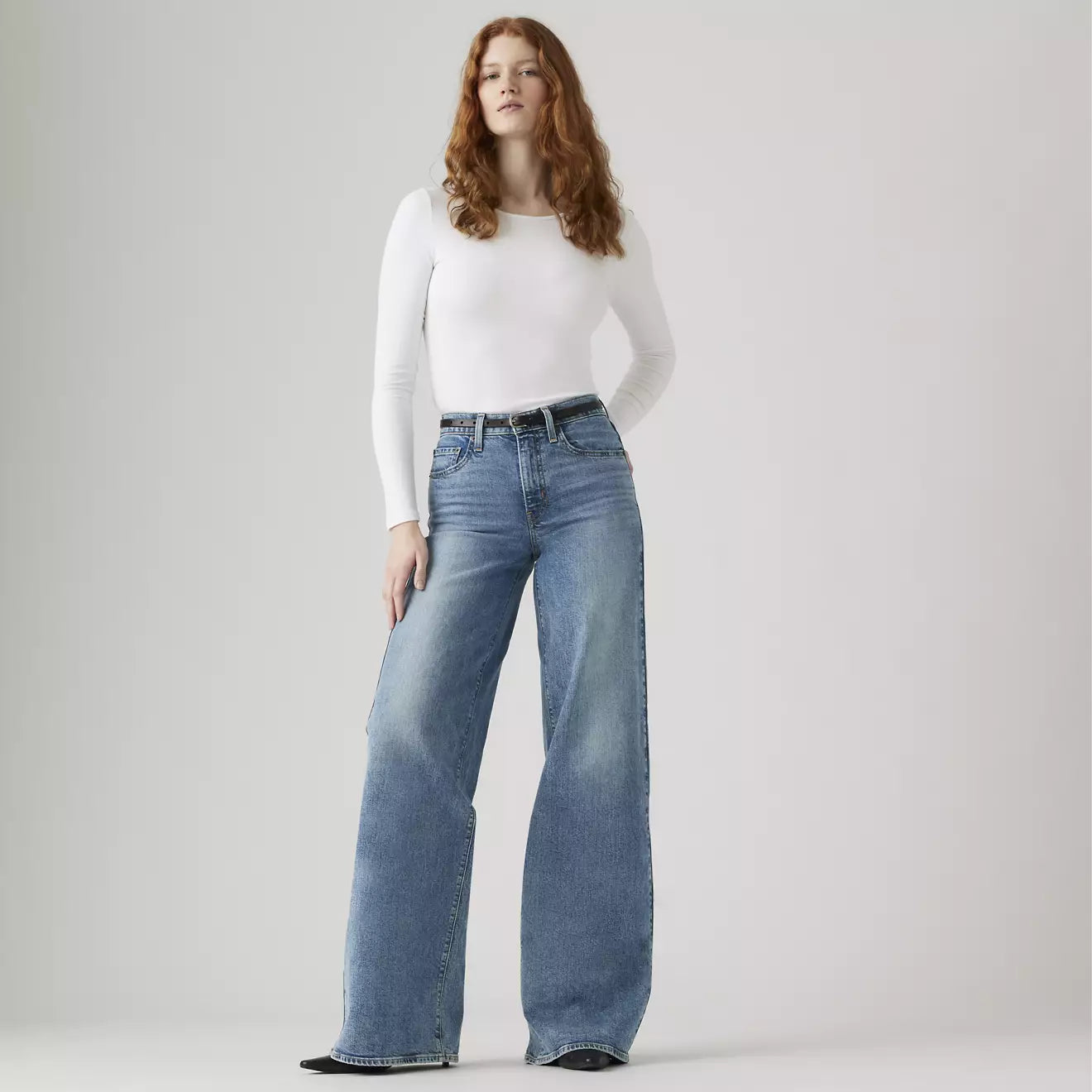 728 High Rise Wide Leg Women's Jeans
