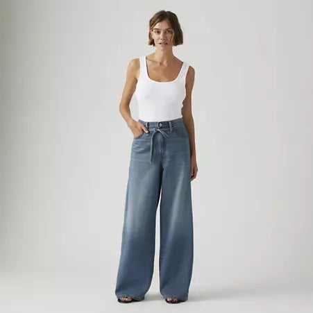 Baggy Straight Linen+ Denim Women's Levi's Jeans
