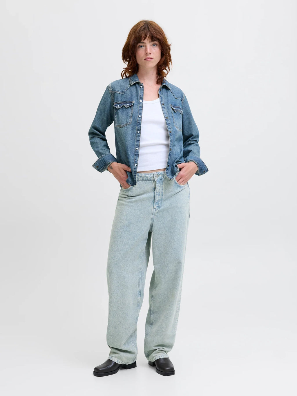 JXERIN BAGGY MW R205 JEANS EX DNM
